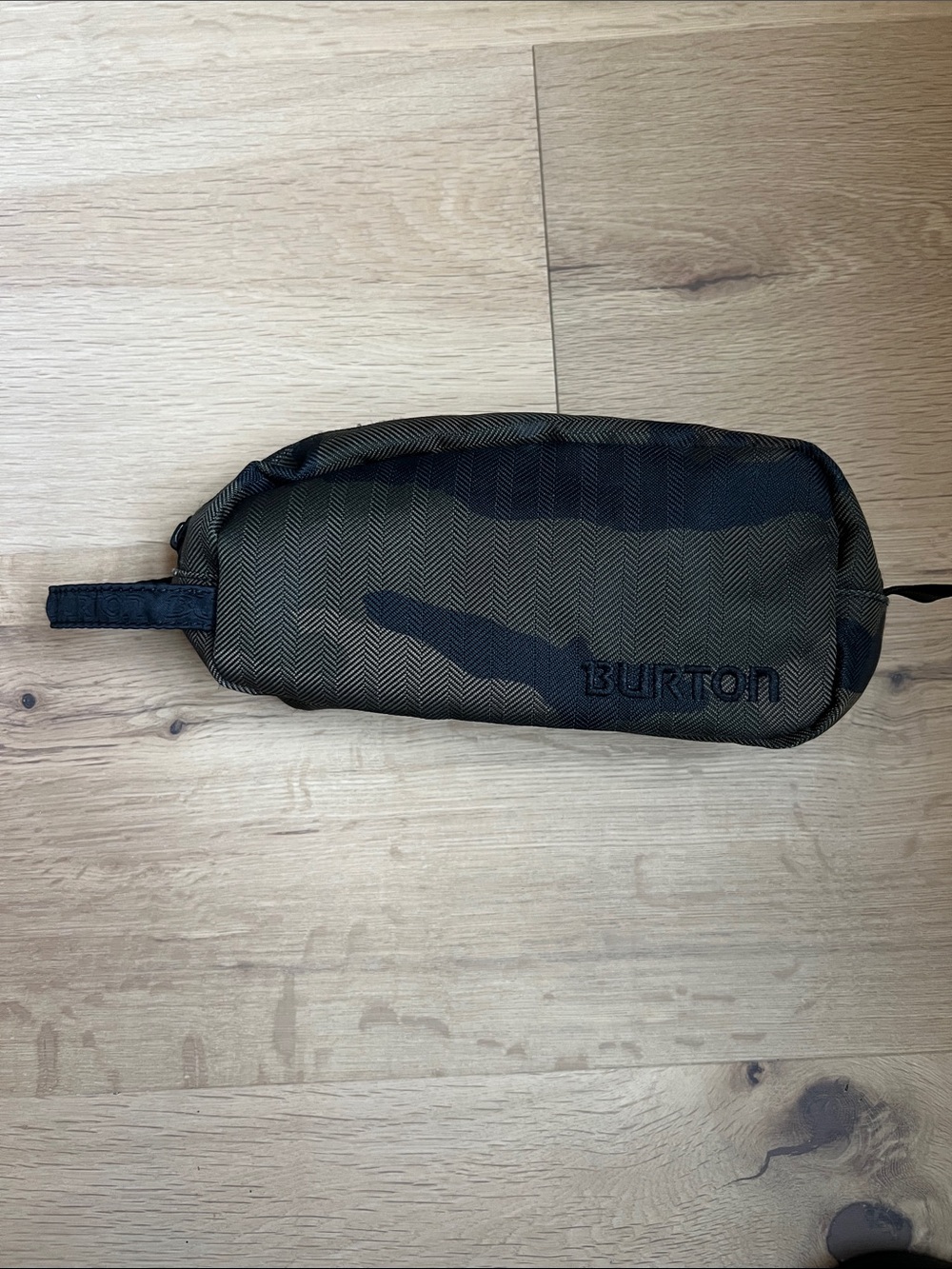 Burton Olive Green and Black Toiletry Pouch